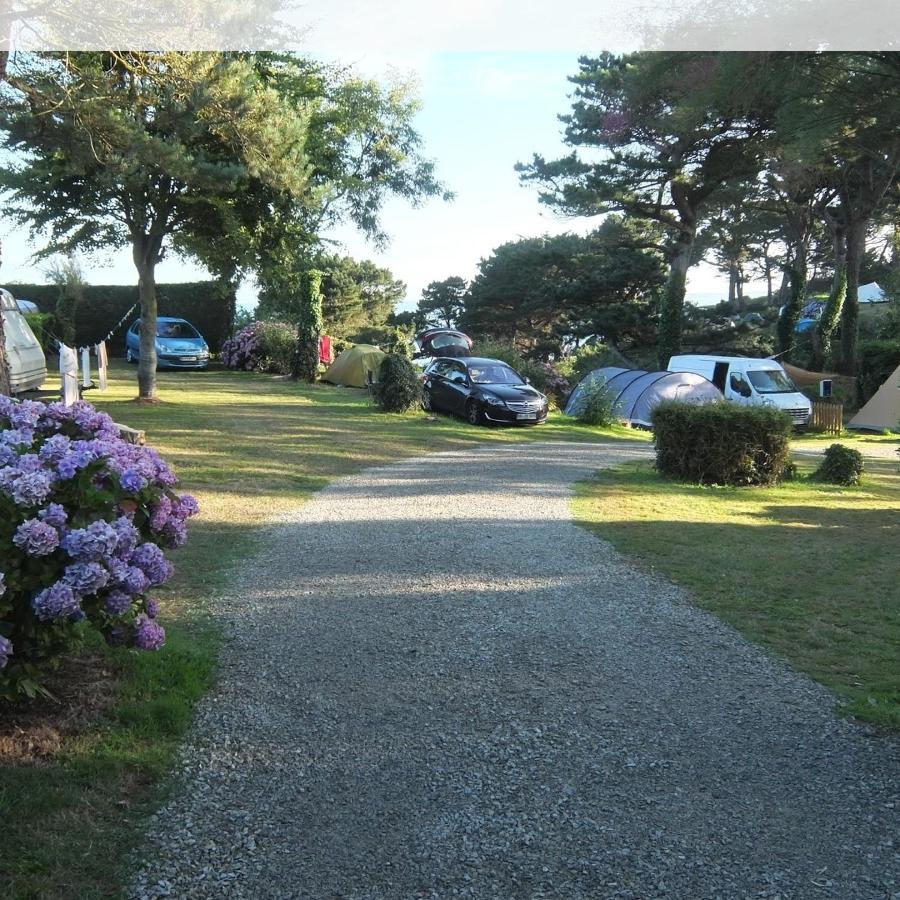 Tente 3 Chambres, Petit Camping Familial Vue Mer Plestin-les-Greves Exterior photo