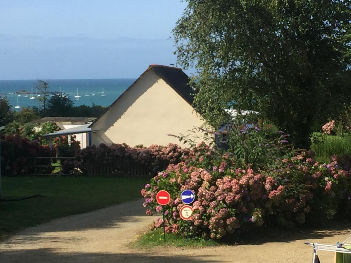 Tente 3 Chambres, Petit Camping Familial Vue Mer Plestin-les-Greves Exterior photo